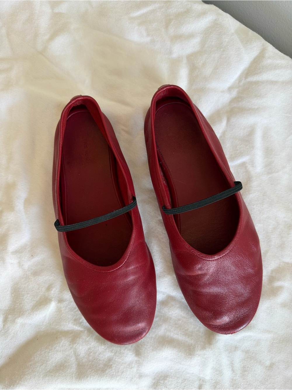 The Row Red Ballet Flat Size 35.5 - Picture 2 of 8